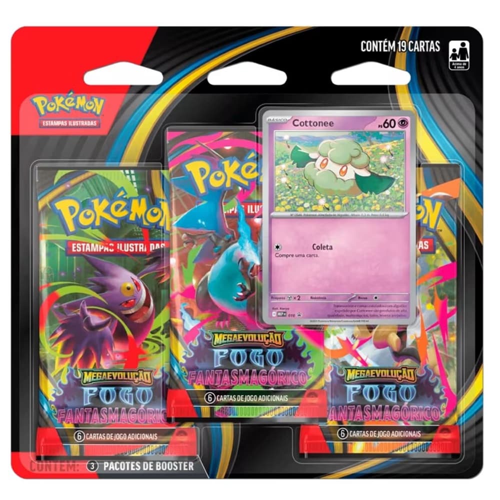 Blister Triplo Fogo Fantasmagórico