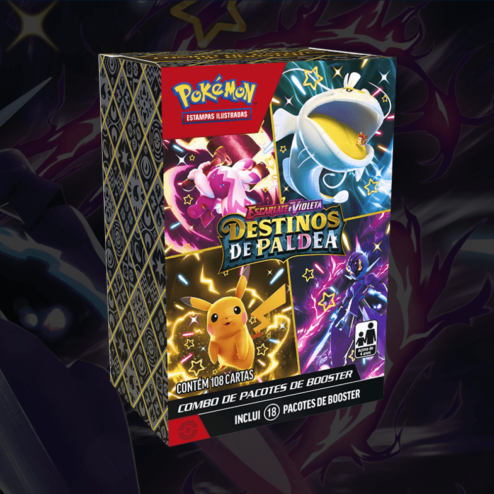 (PT-BR) Combo de Pacotes - Escarlate e Violeta - Destinos de Paldea